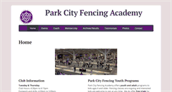 Desktop Screenshot of parkcityfencing.com